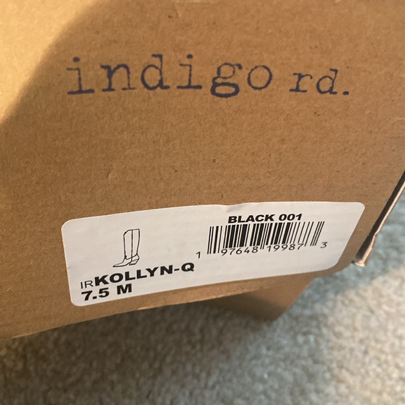Indigo road black NIB size 7.5 M boots - Picture 2 of 10